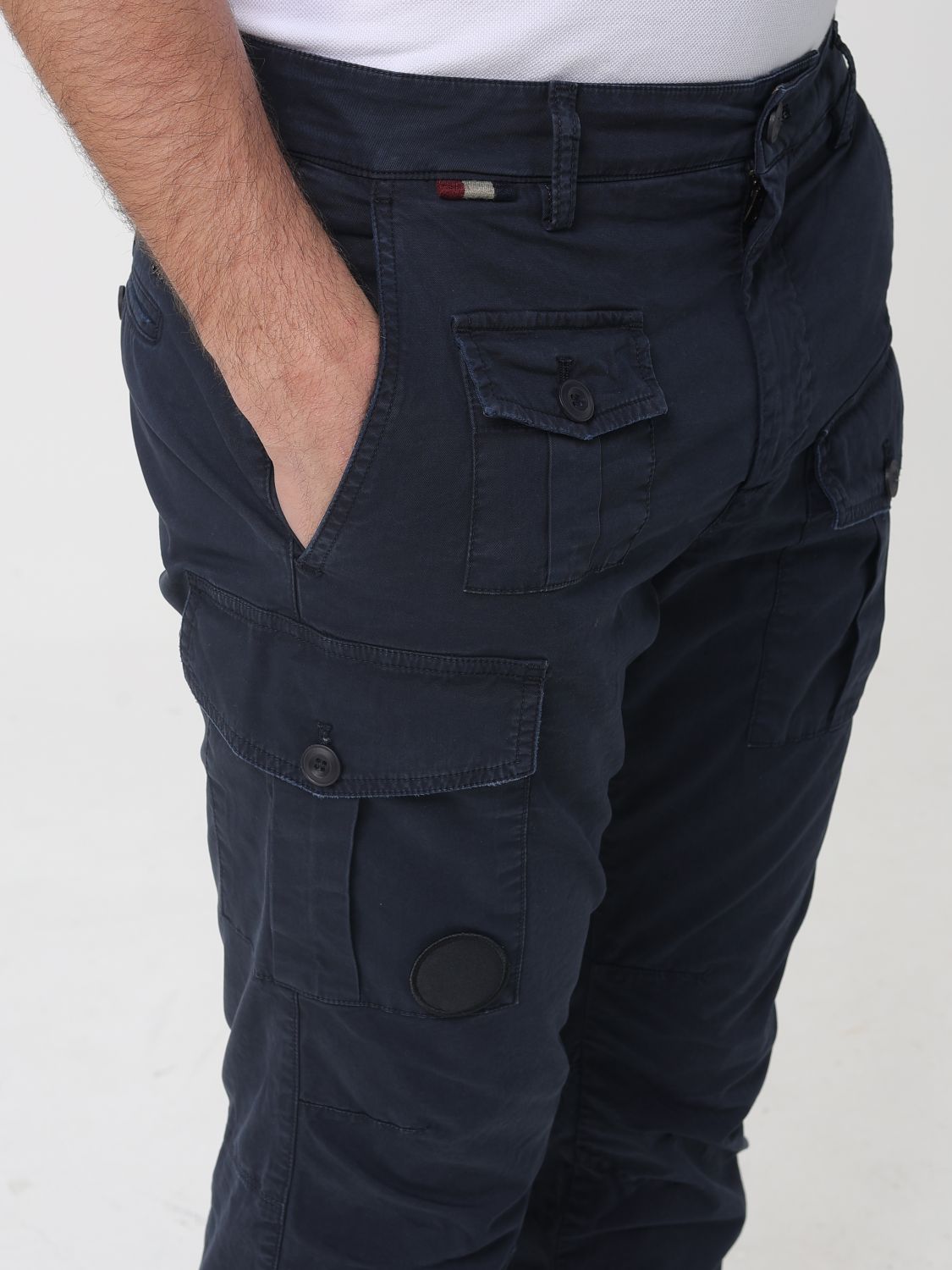 Pants Men color Blue