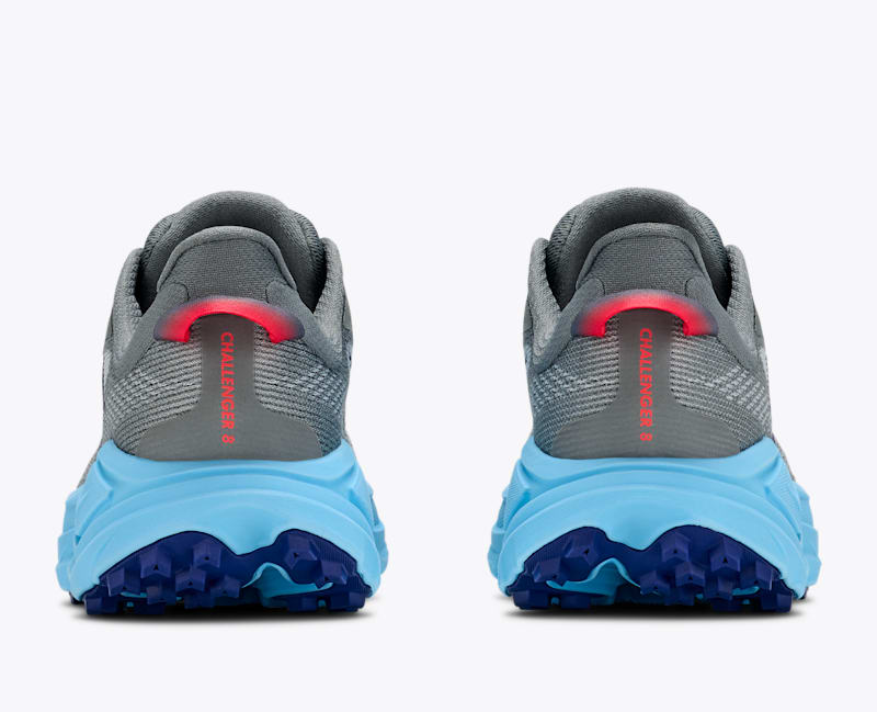 HOKA Women's Challenger 8 Shoes in Galactic Grey/Soaring Blue