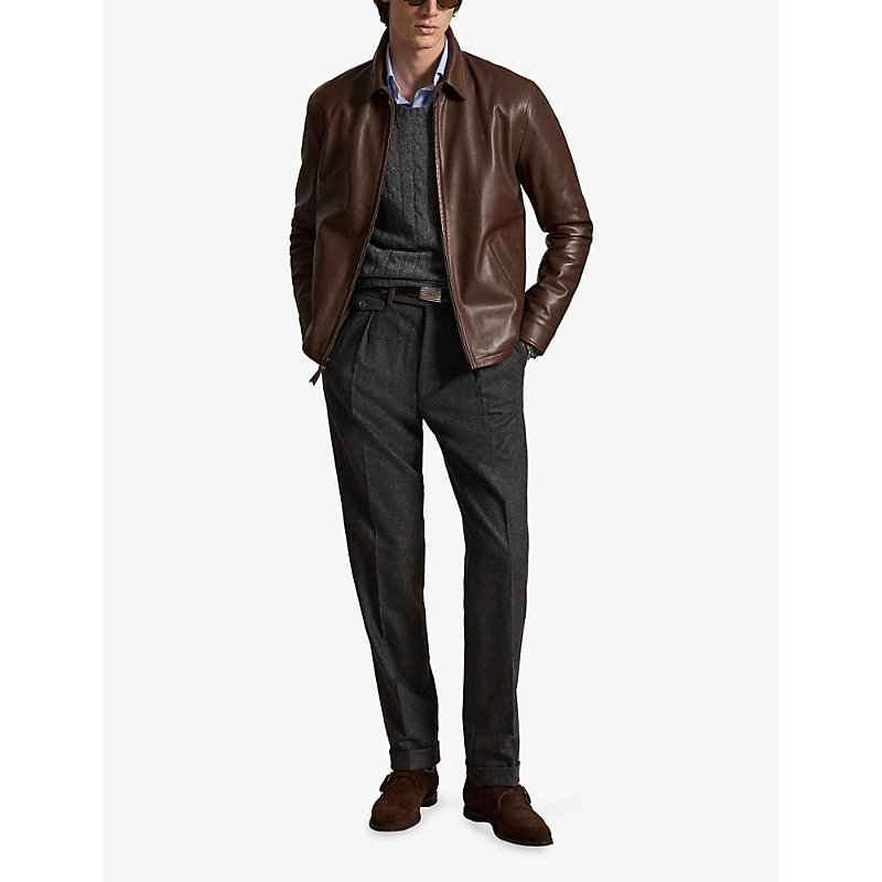 Mens The Bayville Leather Jacket
