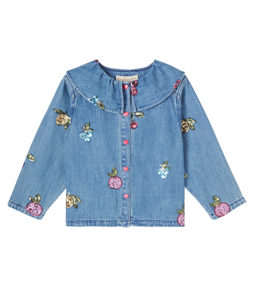 Konges Sløjd Magot sequined denim shirt