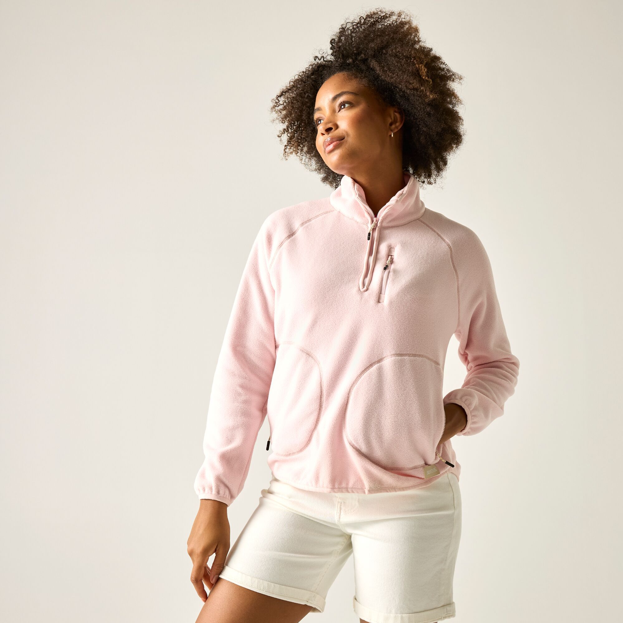 Regatta Women's Frankie Half Zip Insulating Fleece in Pale Pink