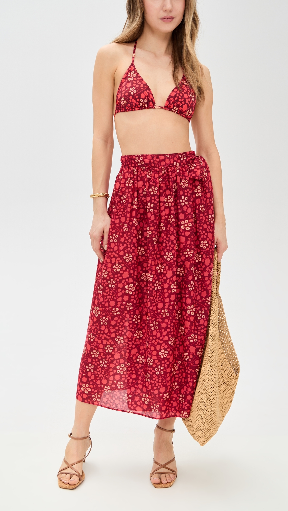 Maria Bikini Bottoms Coral P