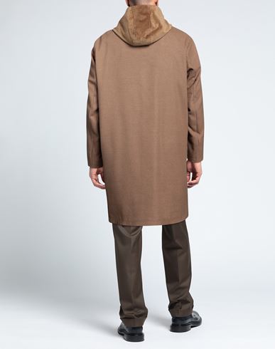 Man Coat Camel Size 34 Polyester, Viscose, Elastane
