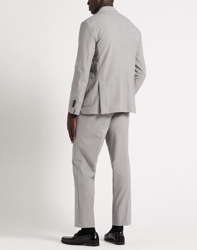 Man Suit Light grey Size 42 Polyester, Virgin Wool, Elastane