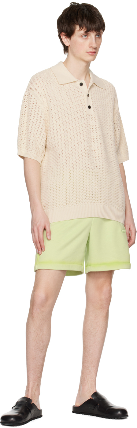 Green 4 pocket shorts