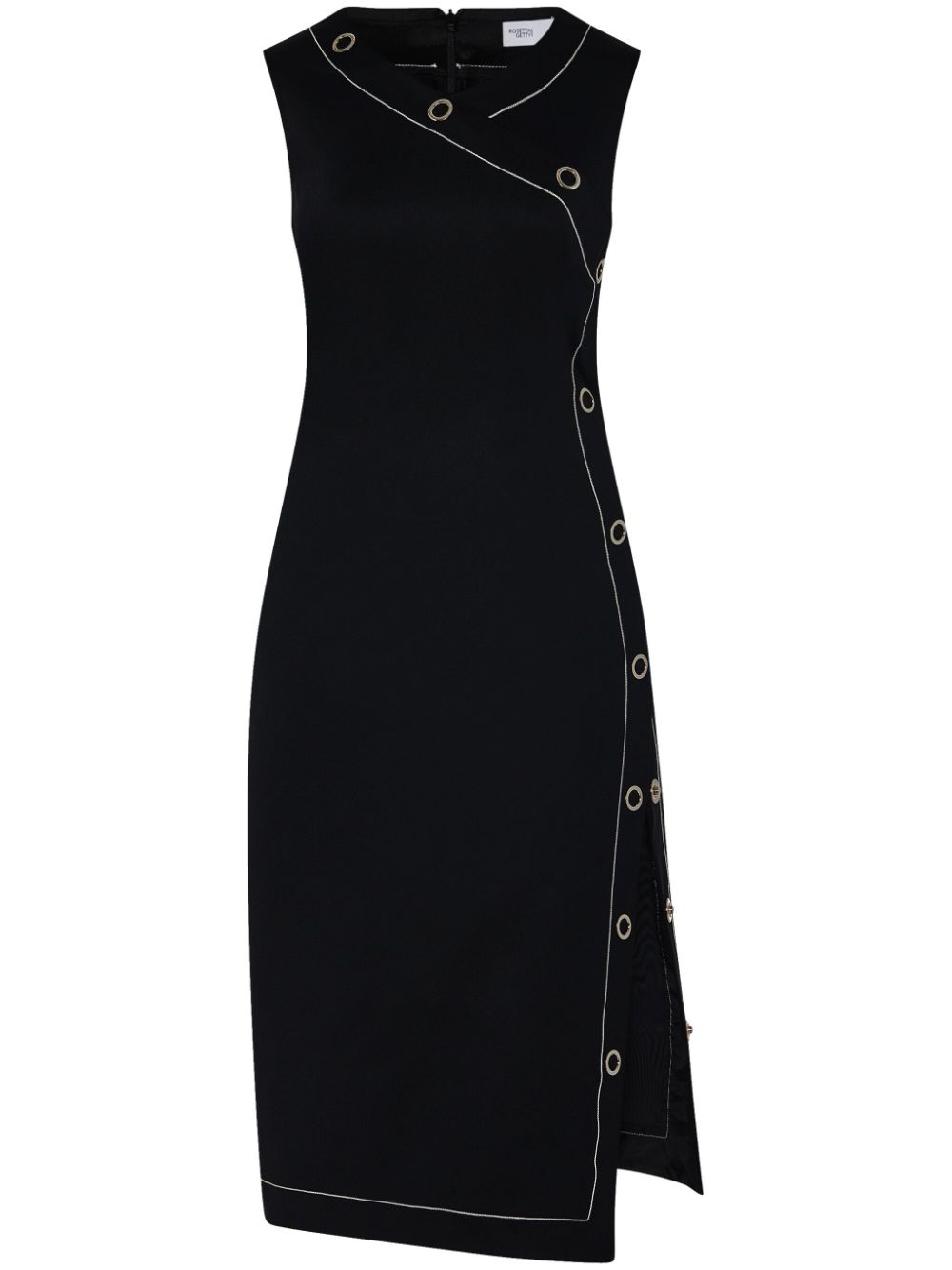 Asymmetric shift dress - Black
