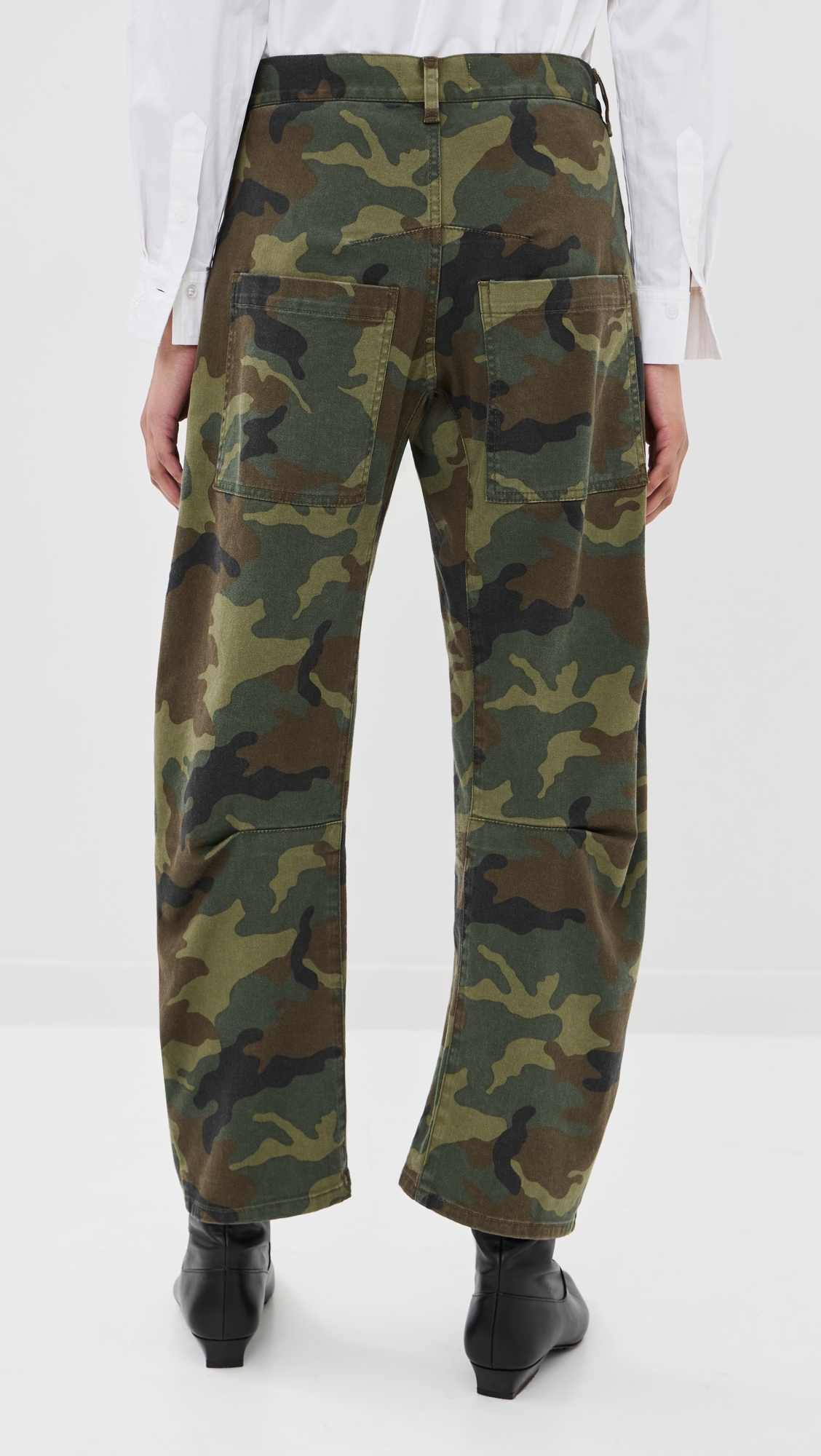Shon Canvas Pants Camouflage