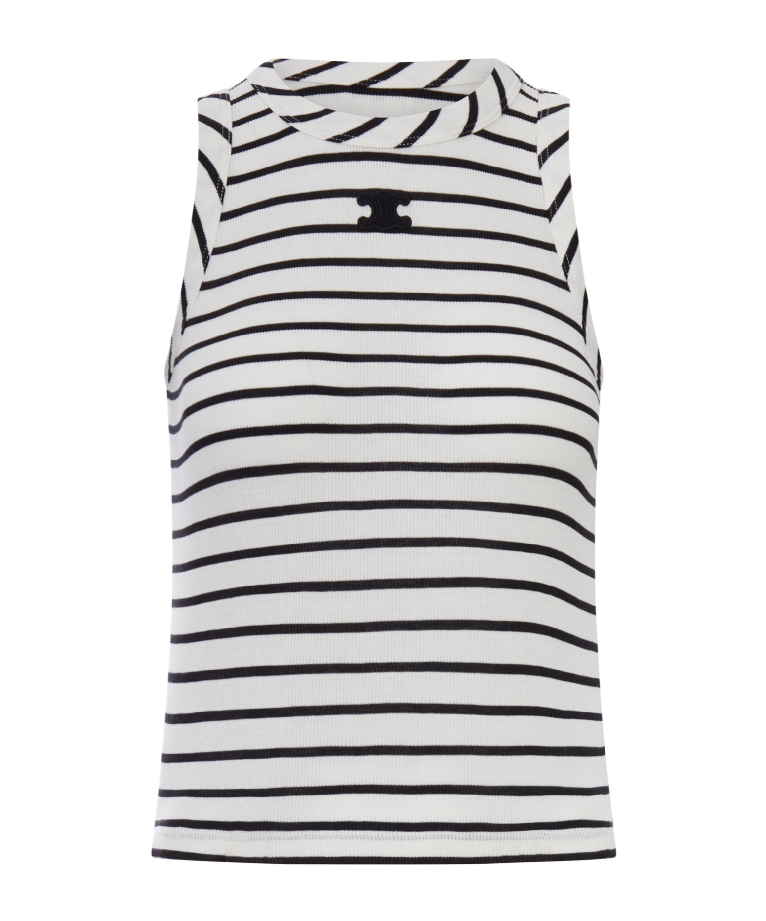 Round neck sleeveless vest