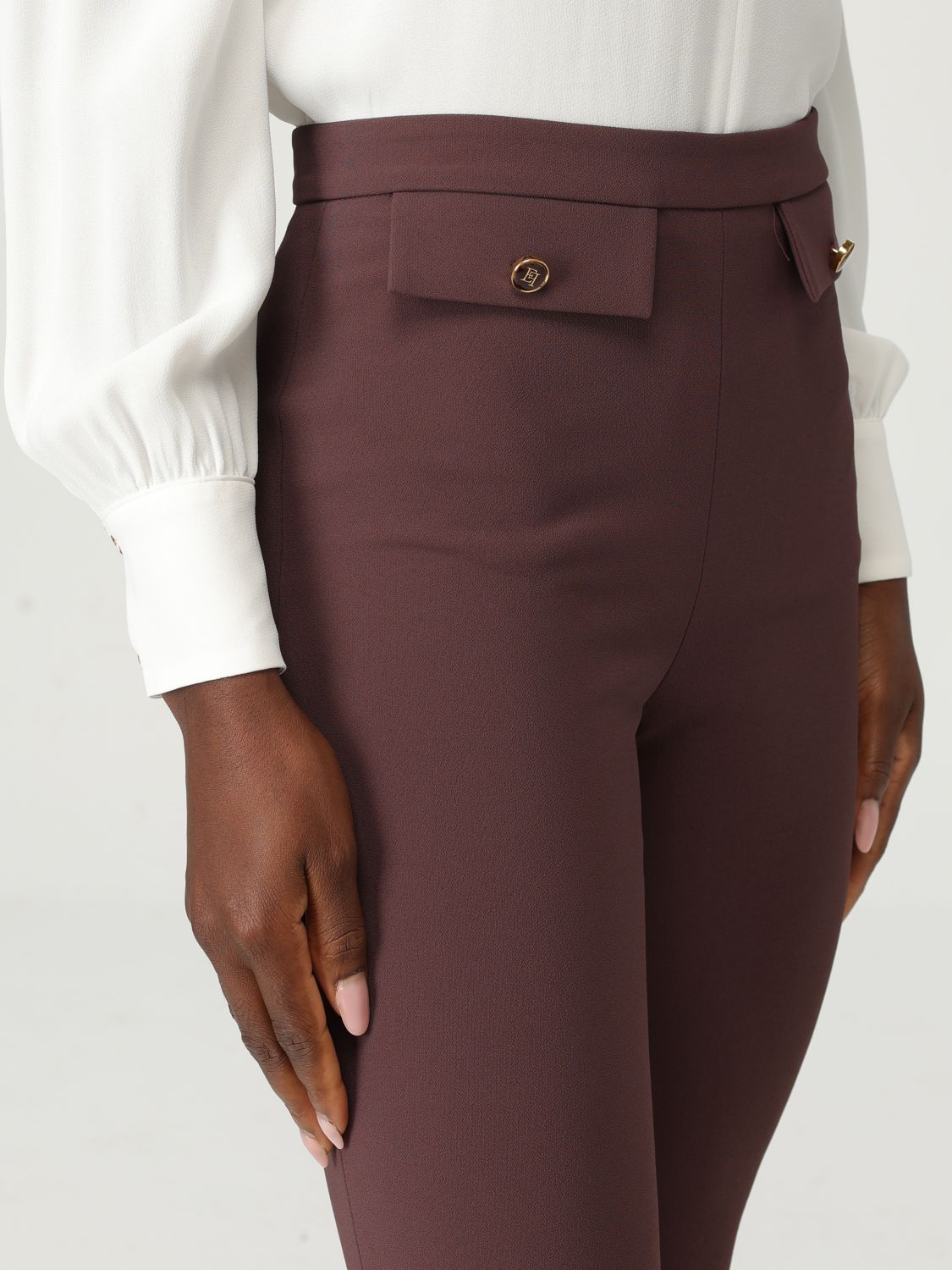 Pants Woman color Wine