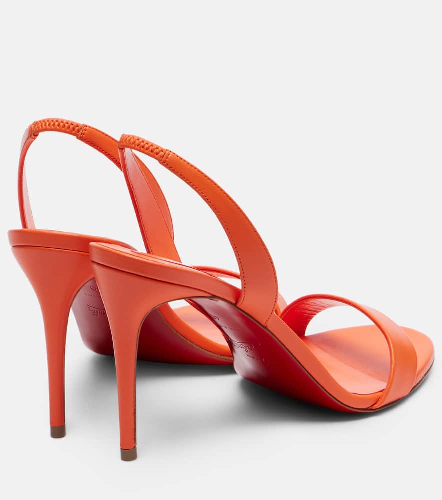 O Marylin 85 leather slingback sandals