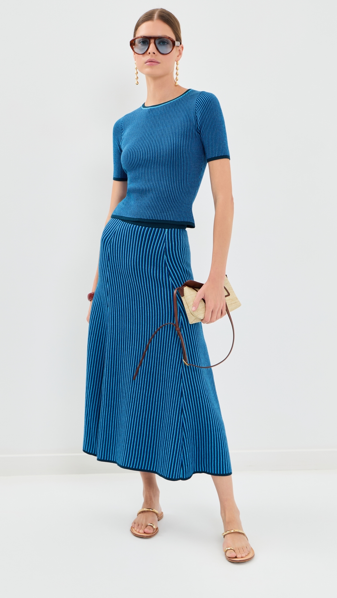 Lienzo Knit Top Blues