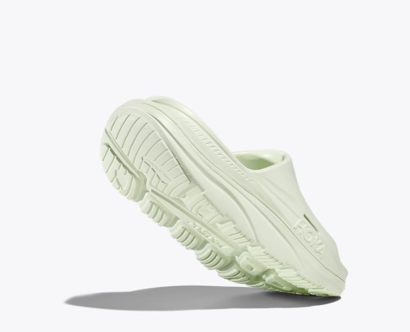 HOKA ORA Recovery Slide 3 Shoes in Sea Glass/Sea Glass
