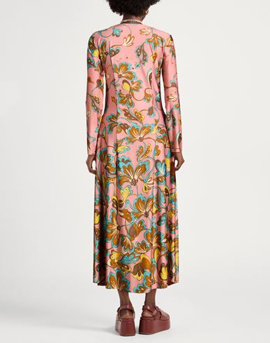 Malìparmi Woman Midi dress Salmon pink Size 6 Polyester, Elastane