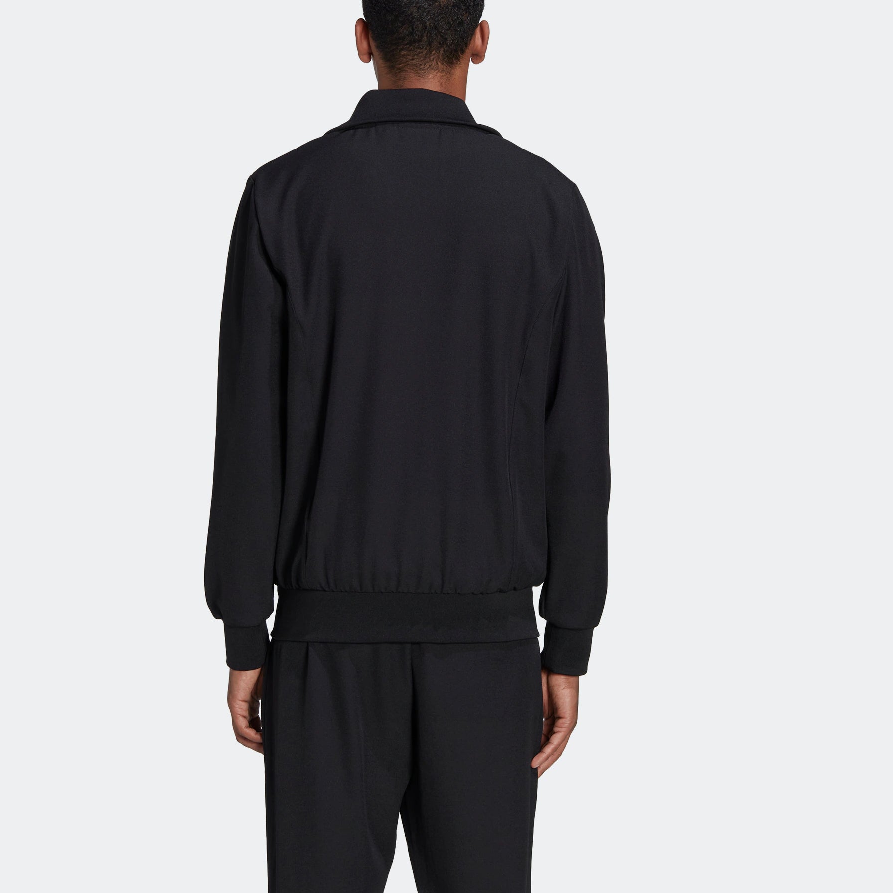 Men's originals x Spezial Crossover Chest Brand Logo Stand Collar Sports Jacket Black