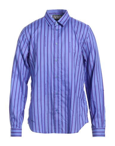 Man Shirt Blue Size 36 Cotton