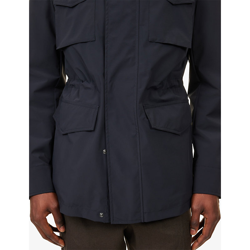 Mens M65 High-Neck Woven Field Jacket
