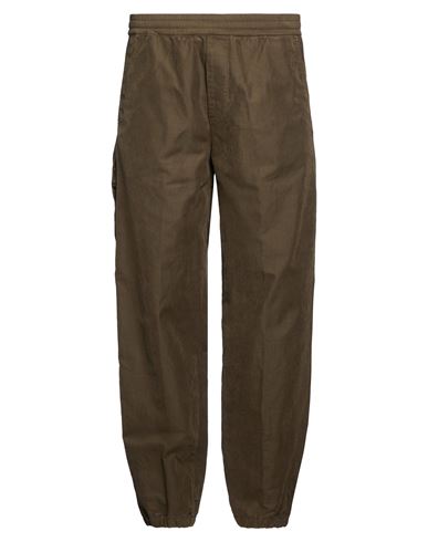Man Pants Military green Size XL Cotton, Polyester, Polyamide