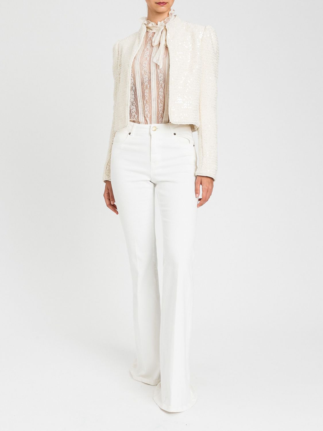 Jacket Woman color Pearl