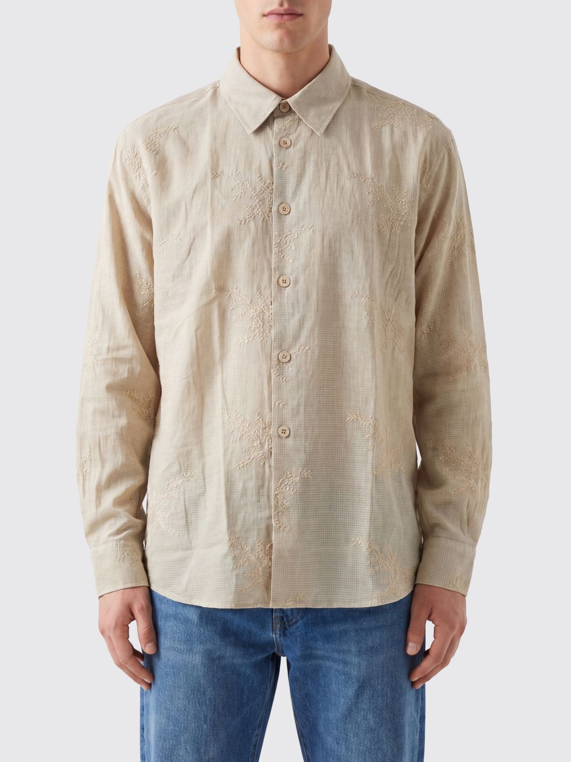 Shirt Men color Champagne