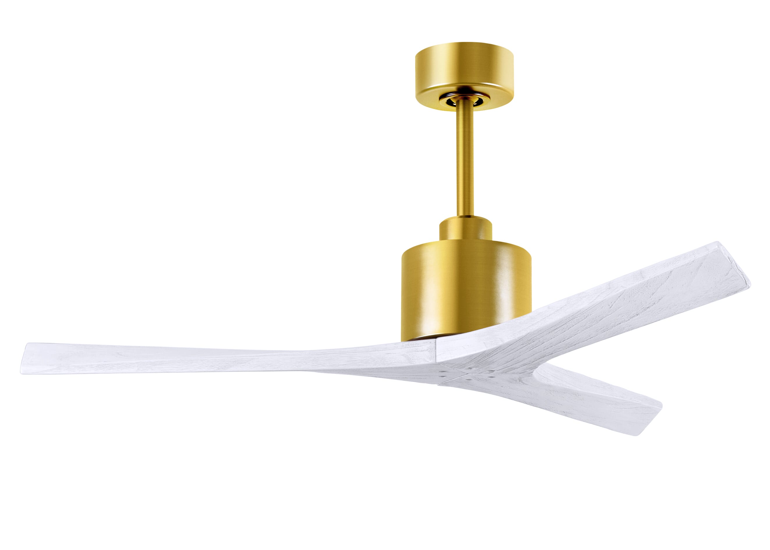 Mollywood 6-Speed Ceiling Fan in Brushed Brass with Matte White blade