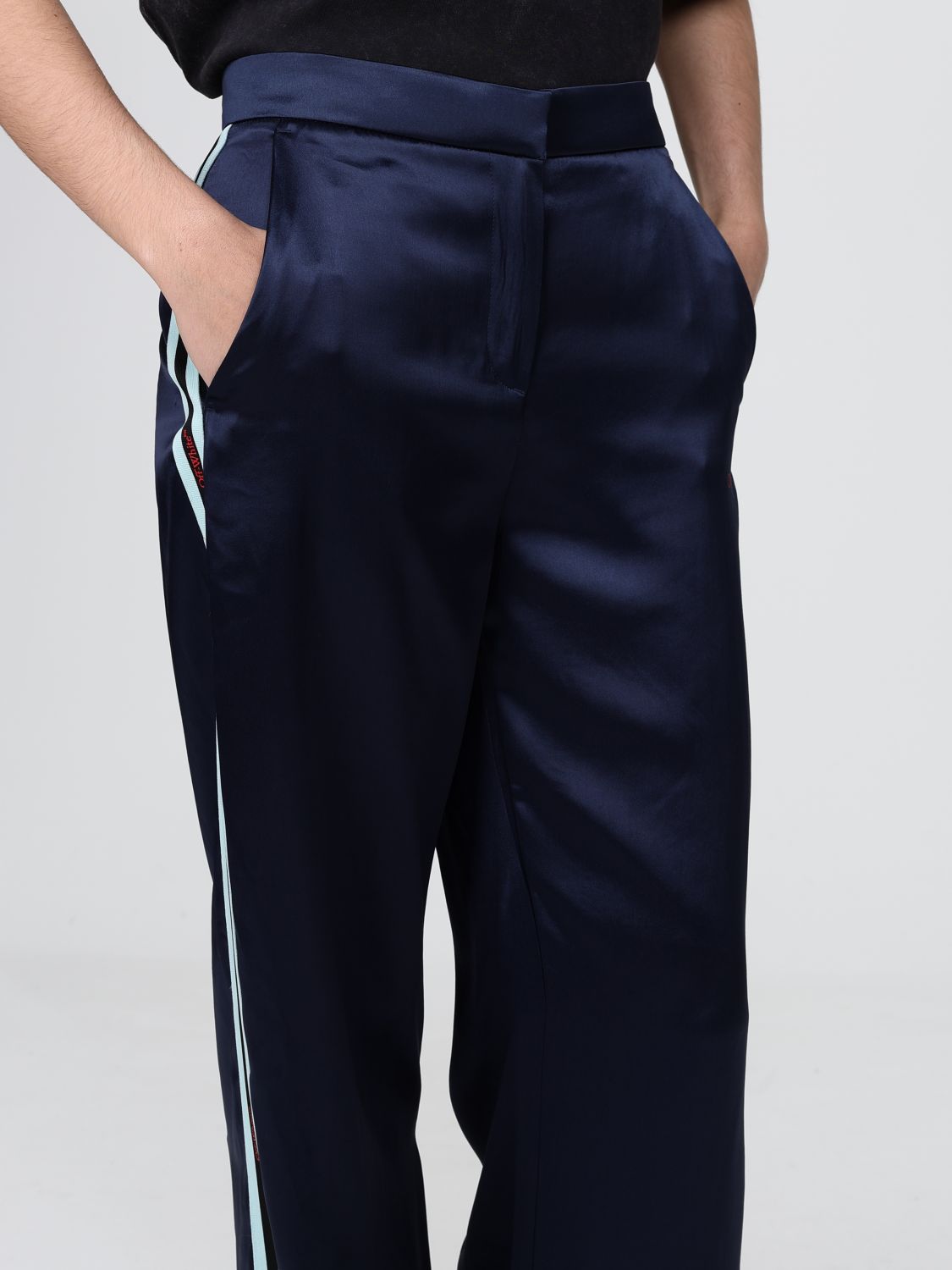 Pants Woman color Blue