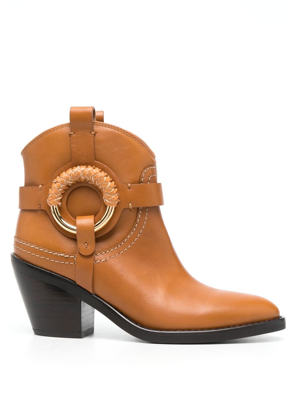Hana 80mm boots - Brown