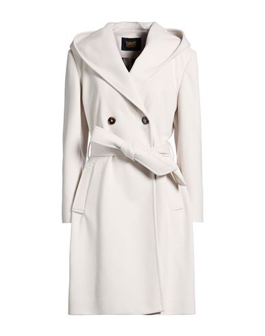 Woman Coat Ivory Size 6 Wool, Polyester, Acrylic