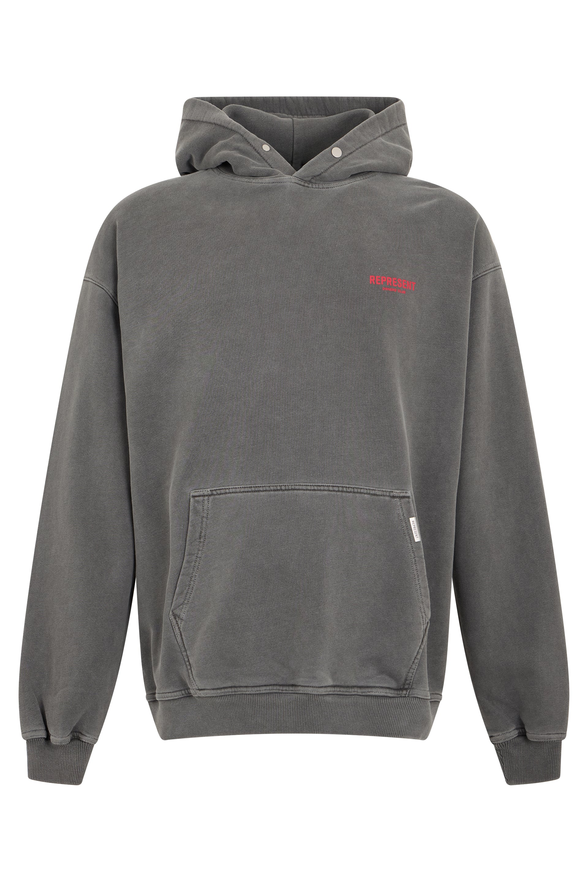 Washed Cotton Hoodie — Gray
