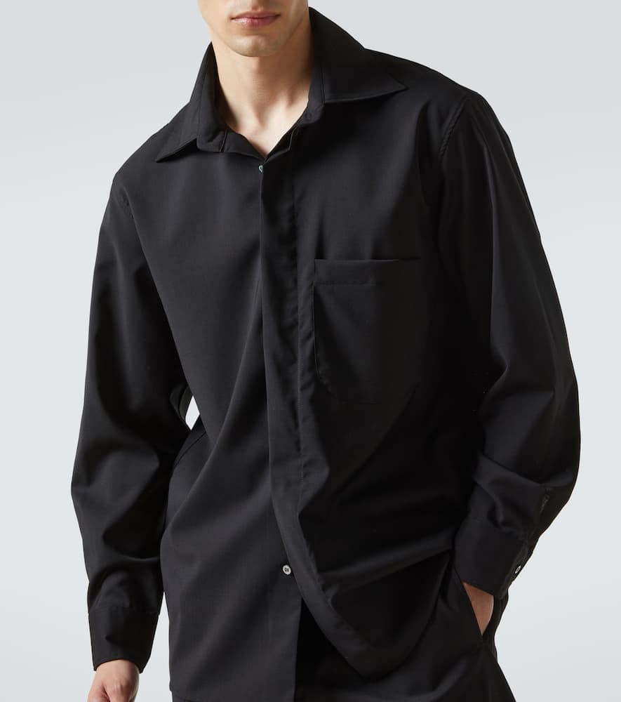 Wool overshirt
