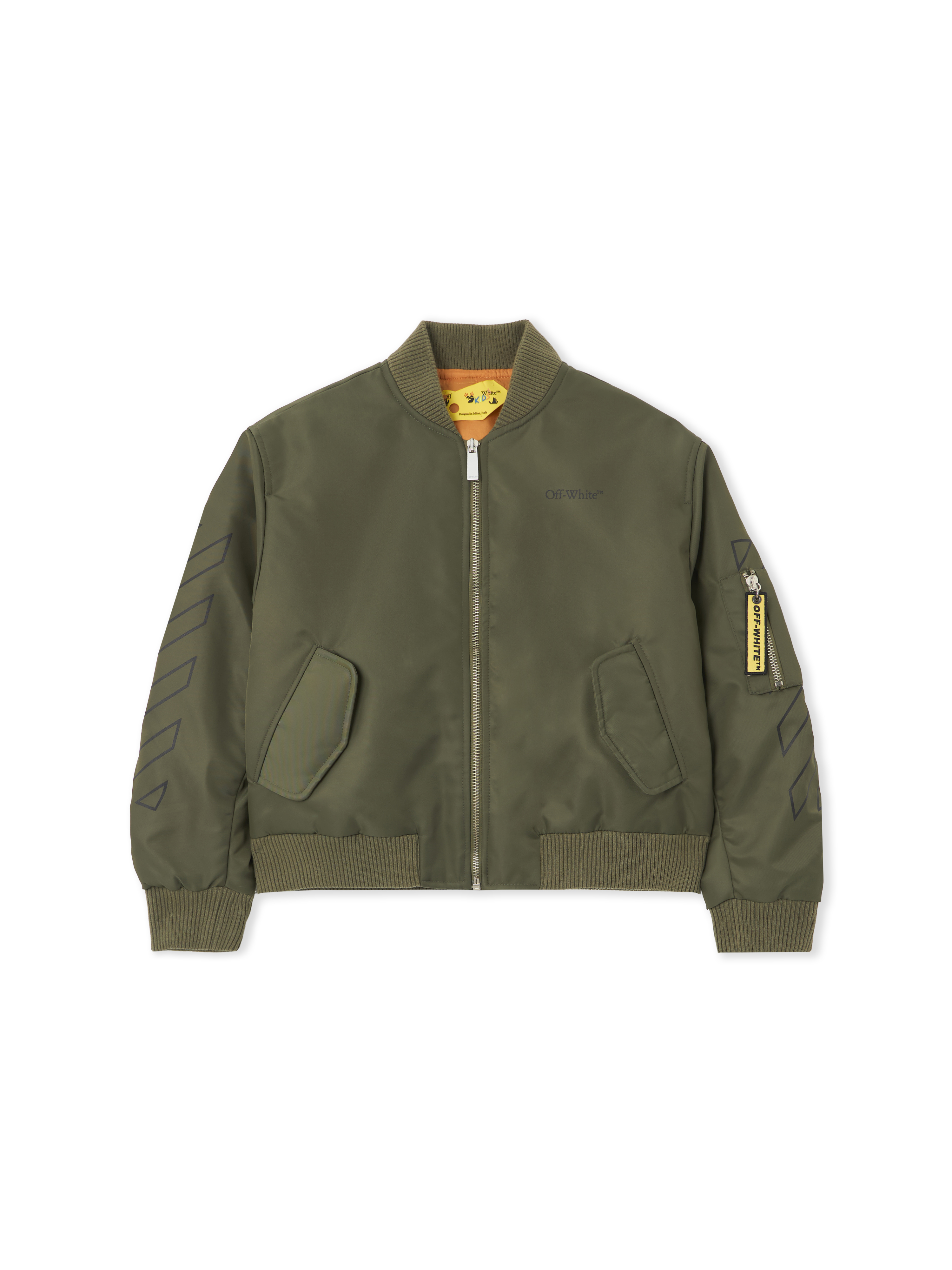 Bookish Diagonal Bomber Jacket
