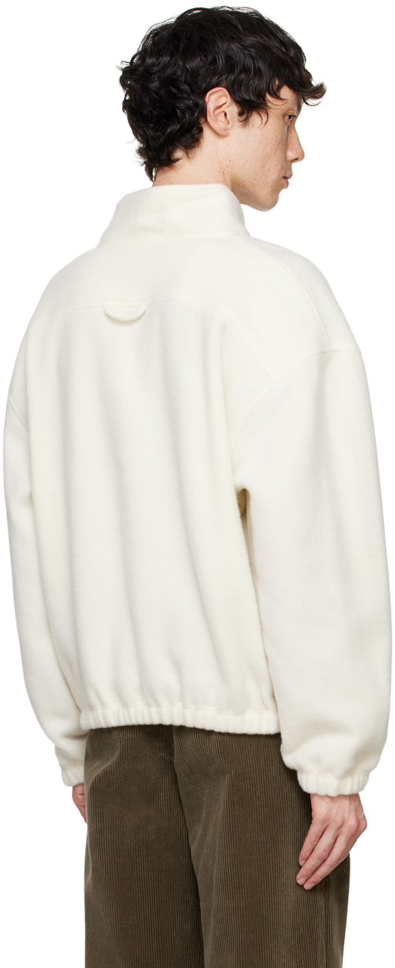 Rier Off-White Polar Fleece Sweater