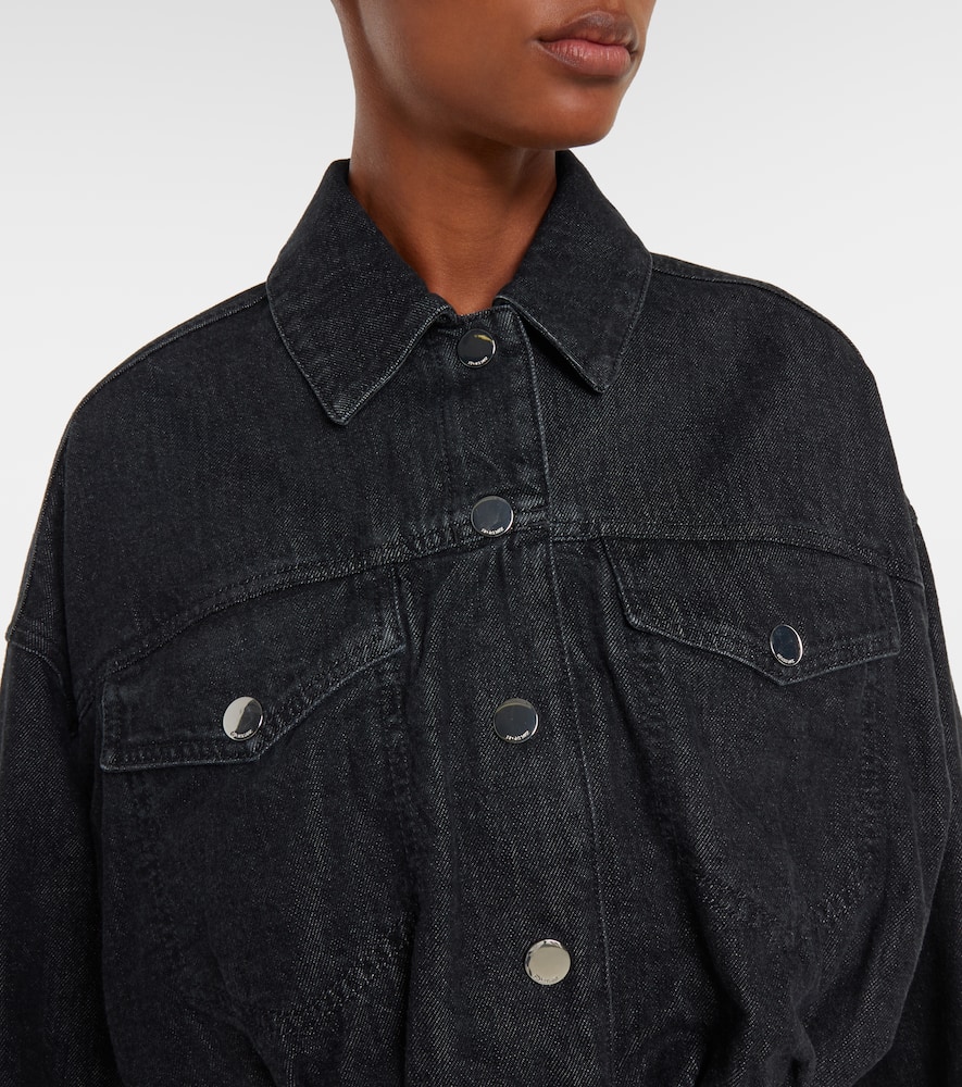 Sondrio cropped denim shirt