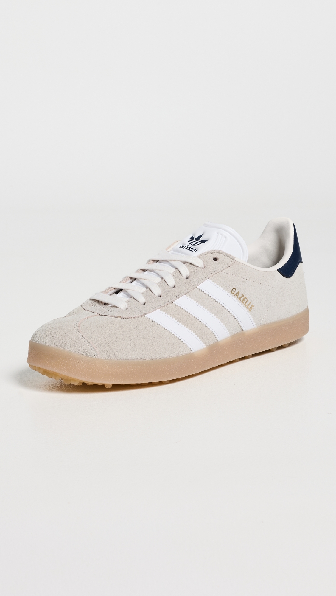 Gazelle Spikeless Golf Shoes Chalk White/White/Night Indigo