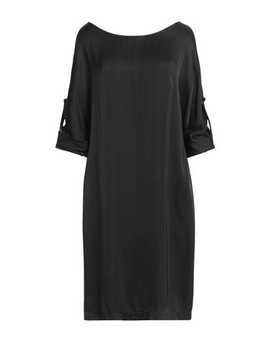 Rossopuro Woman Midi dress Black Size L Viscose