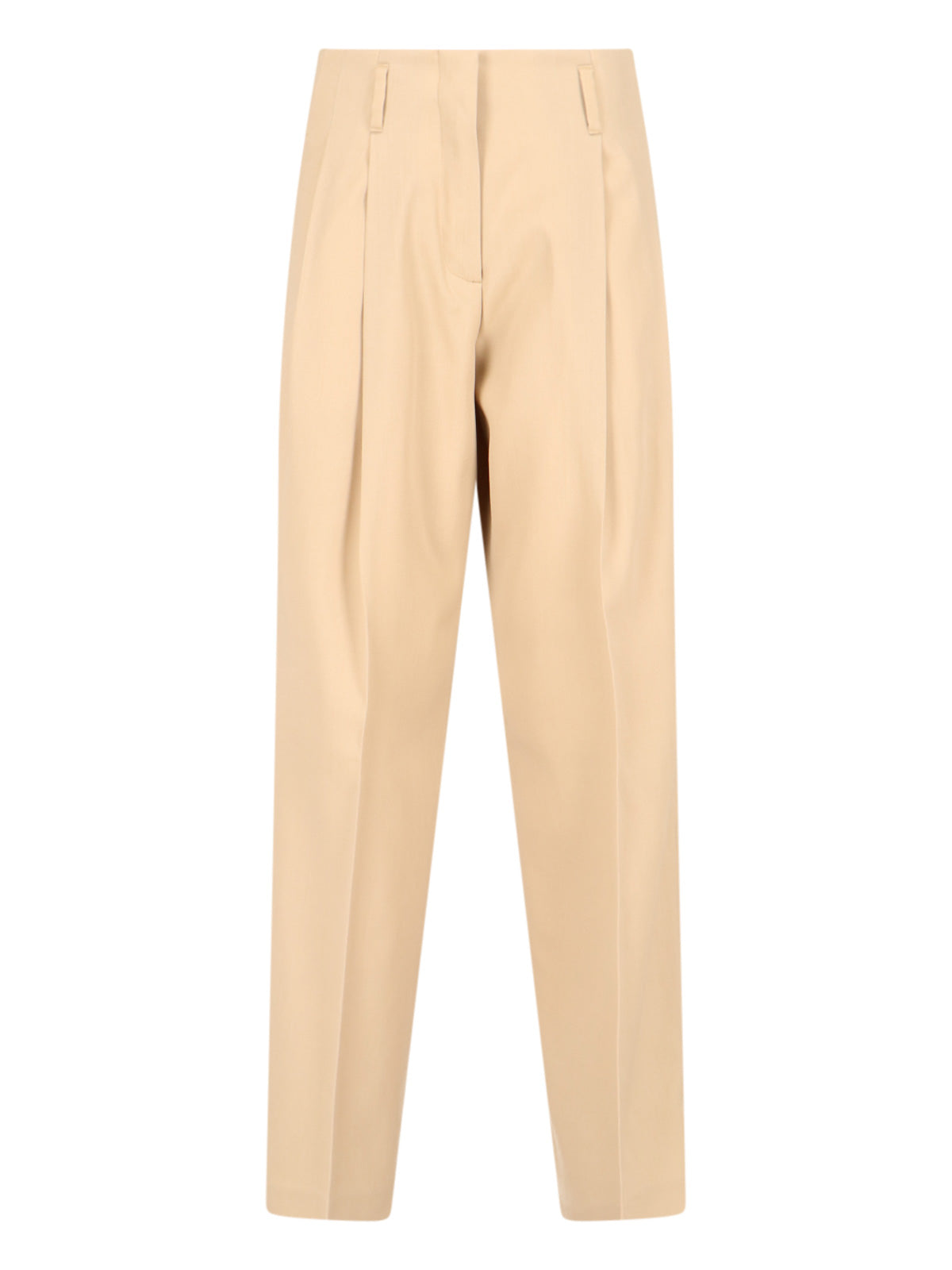Virgin Wool Tailored Trousers for Women
