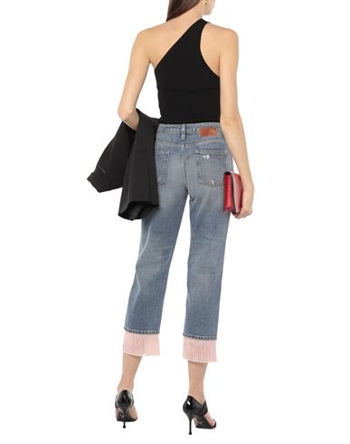 Woman Jeans Blue Size 25 Cotton, Lyocell