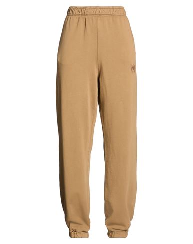 Woman Pants Light brown Size M Cotton