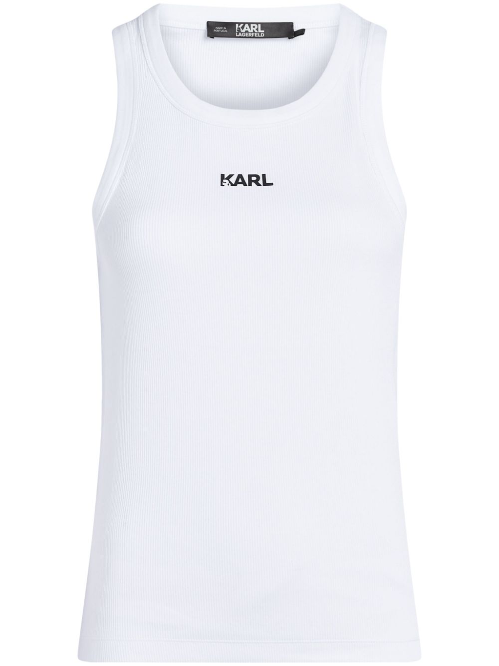 Karl Logo tank top - White