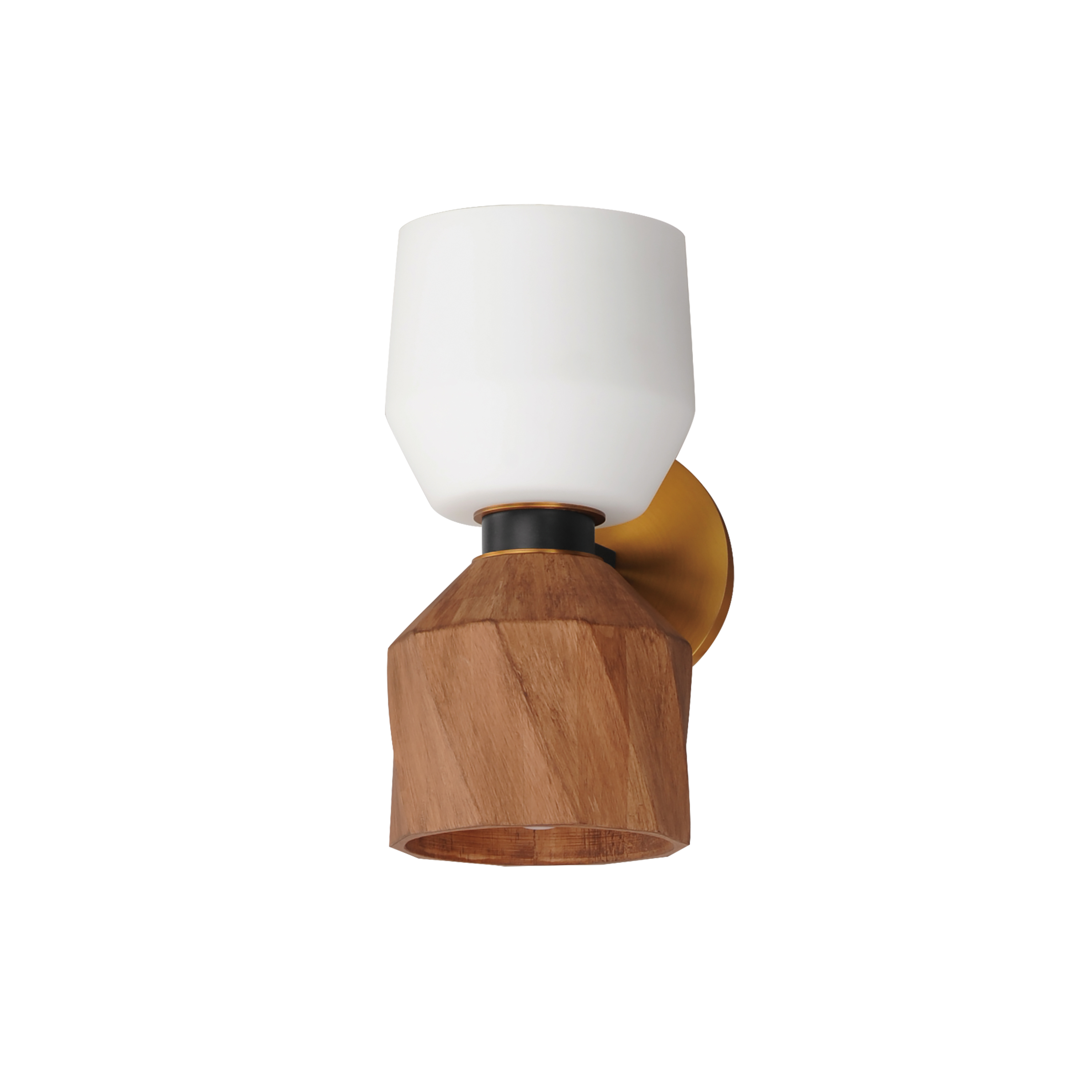 Dark Bronze Antique Brass Wall Sconce from the Akimbo Collection