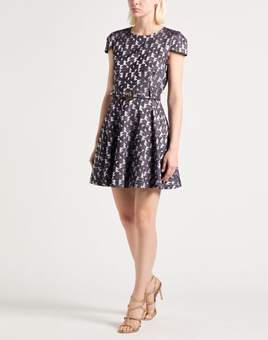 Woman Mini dress Lilac Size 2 Cotton, Viscose, Elastane