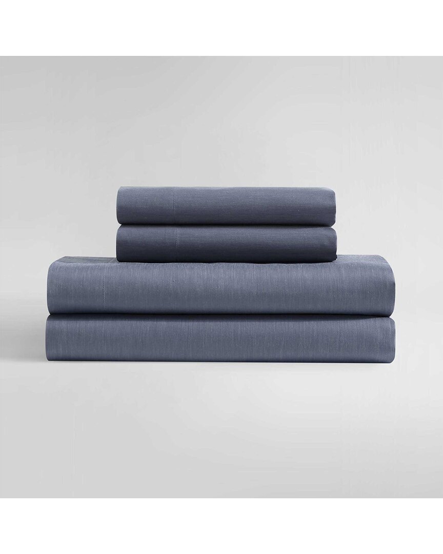 Modern Comfort Cotton Blend Sheet Set - Blue