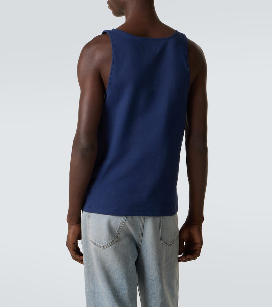 Cassandre embroidered cotton tank top