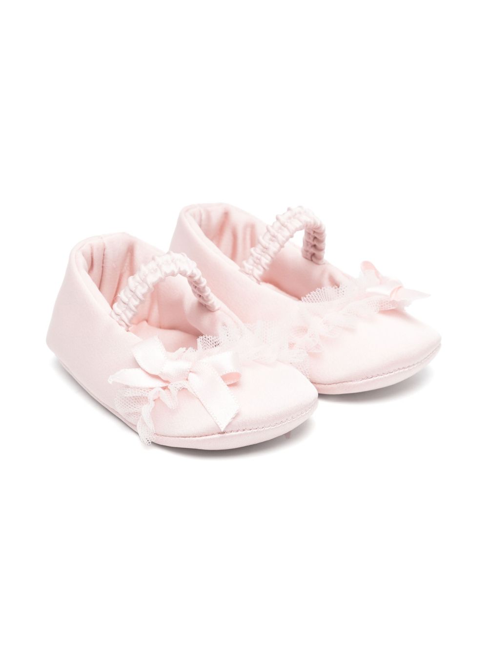 Bow-detailed ballet flats - Pink