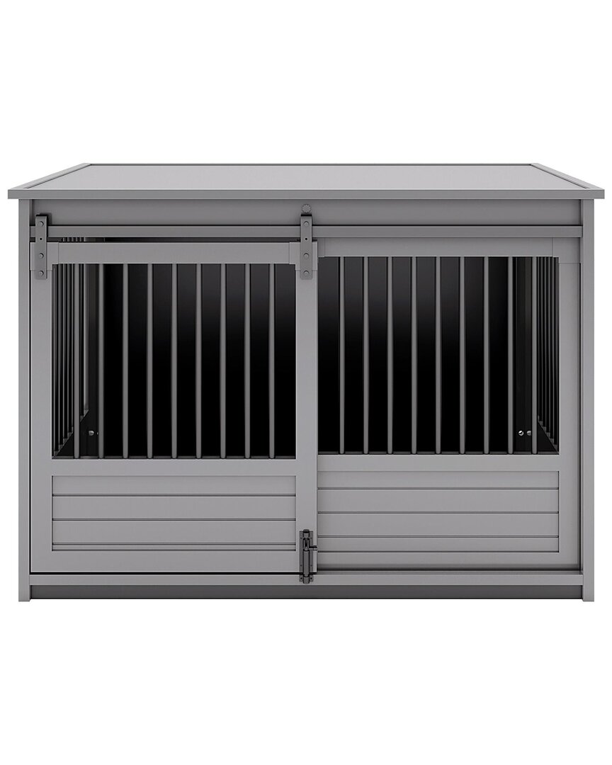 New Age Pet Ecoflex Barn Door Dog Crate End Table