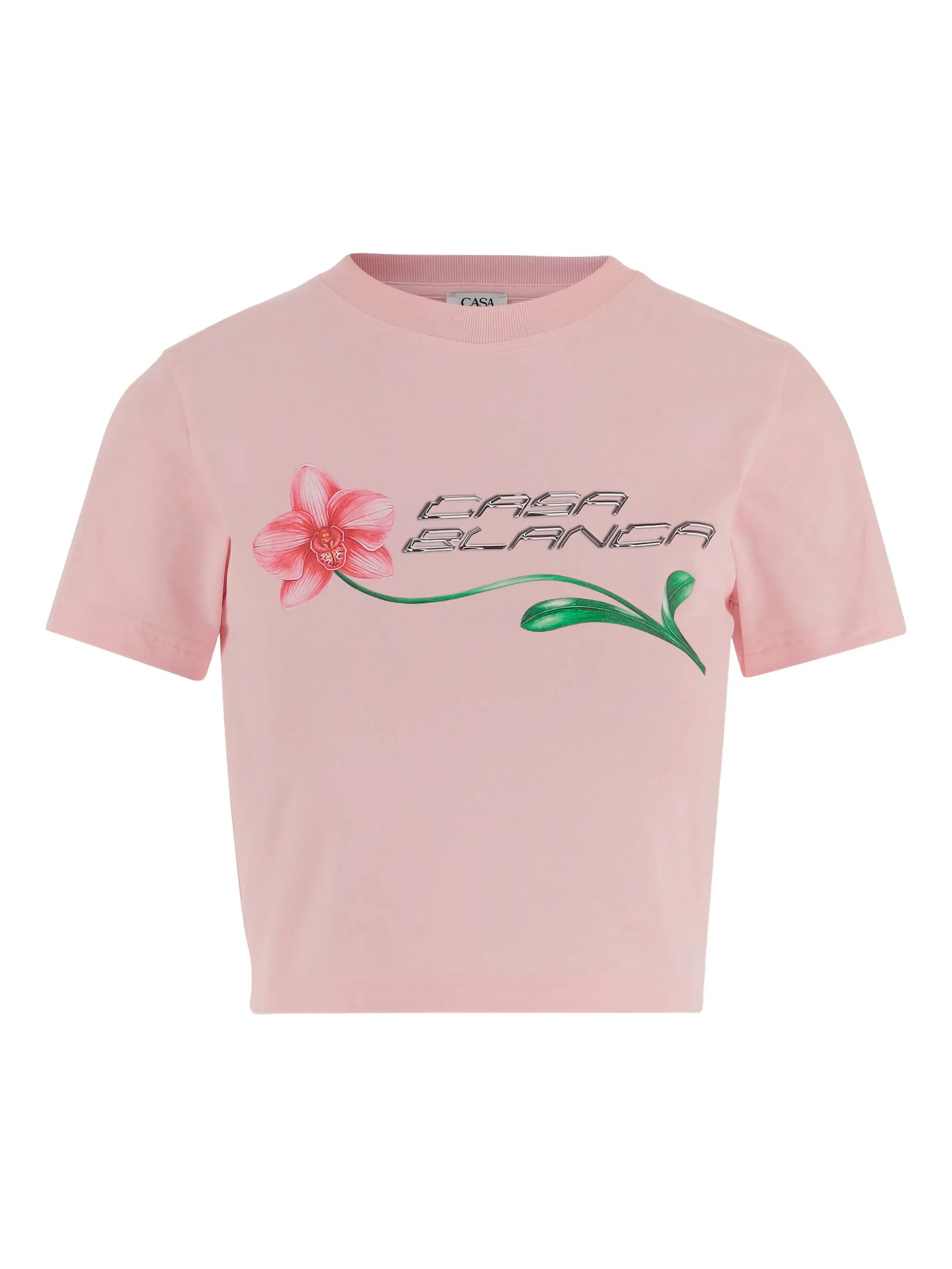 Feminine Fit T-shirt with Orchid Logo - Size S