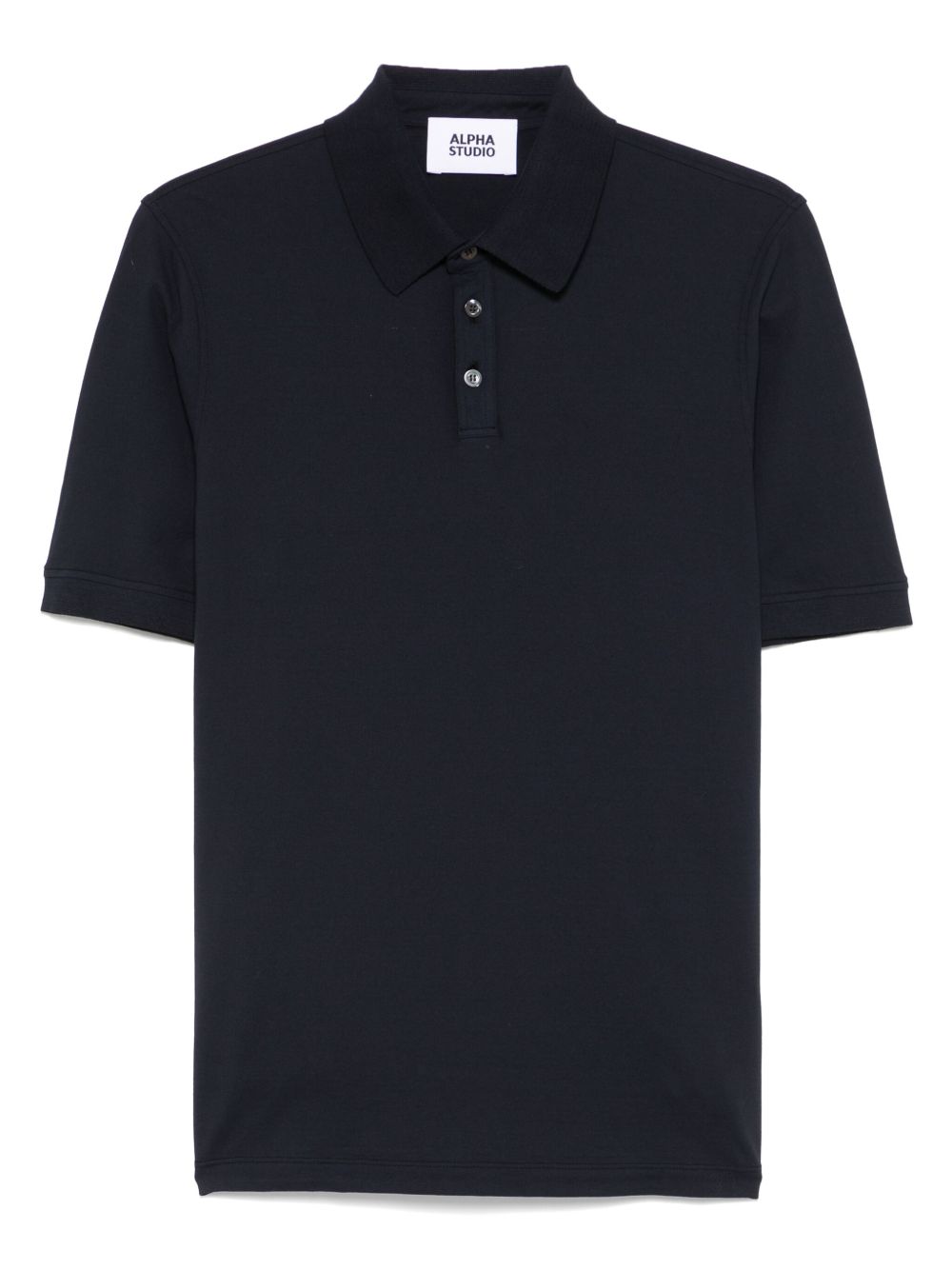 ALPHA STUDIO short-sleeve polo shirt - Blue