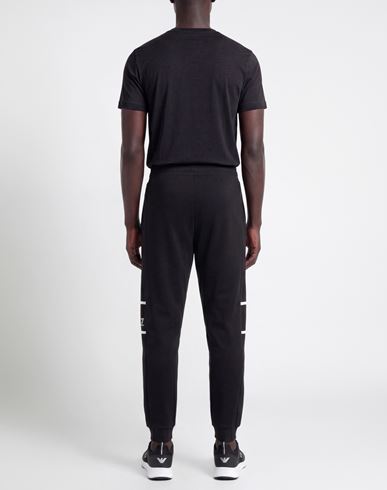 Man Pants Black Size M Cotton