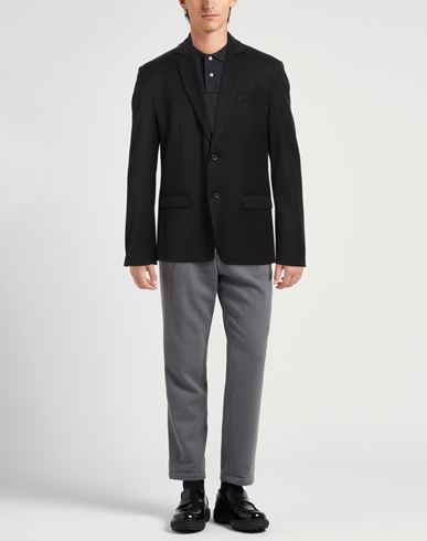 Imperial Man Blazer Black Size XL Polyester, Viscose, Elastane