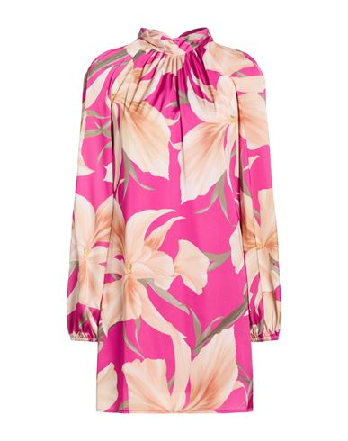 Woman Mini dress Fuchsia Size 6 Polyester