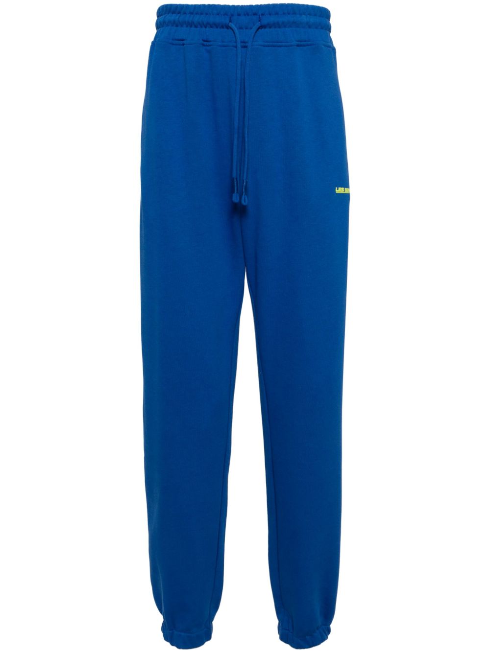 Logo-print cotton track pants - Blue
